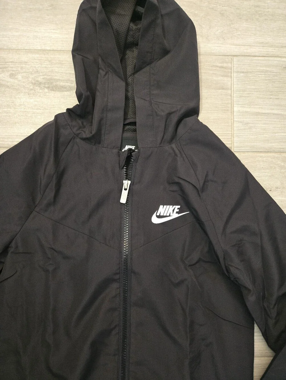 Nike Kids Split Futura Raglan Windrunner Hooded Jacket Size 7 Little Kid
